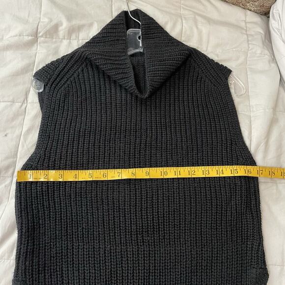 Aritzia Wilfred Durandal Sweater Vest Tunic 100% Merino Wool Small Chunk… - Picture 5 of 9